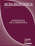 							Visualizar v. 14 n. 1 (2008): Enseñanza de la bioética
						