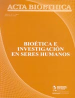 							Ver Vol. 10 Núm. 1 (2004): Bioética e investigación con seres humanos
						