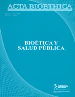 							Visualizar v. 9 n. 2 (2003): Bioética y salud pública
						