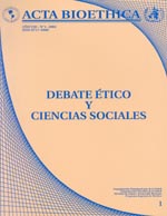							Ver Vol. 8 Núm. 1 (2002): Debate ético y ciencias sociales
						