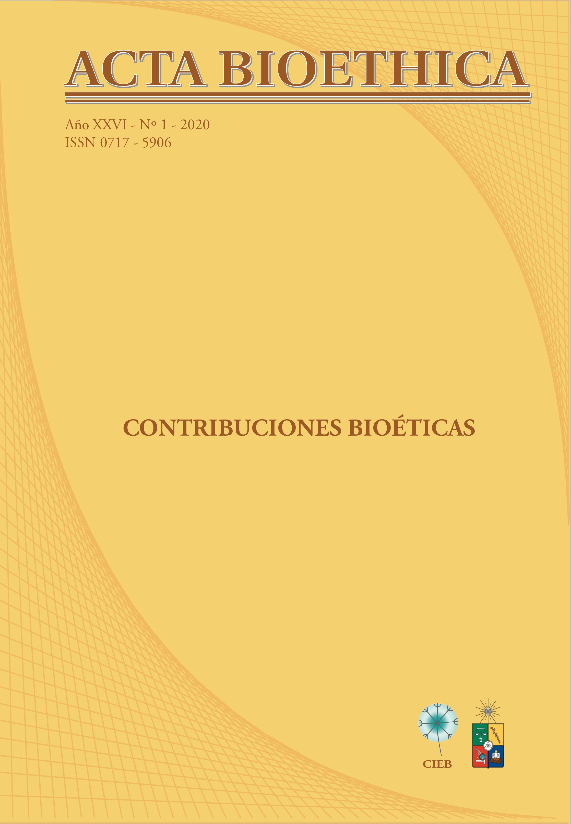 							Visualizar v. 26 n. 1 (2020): Contribuciones bioéticas
						