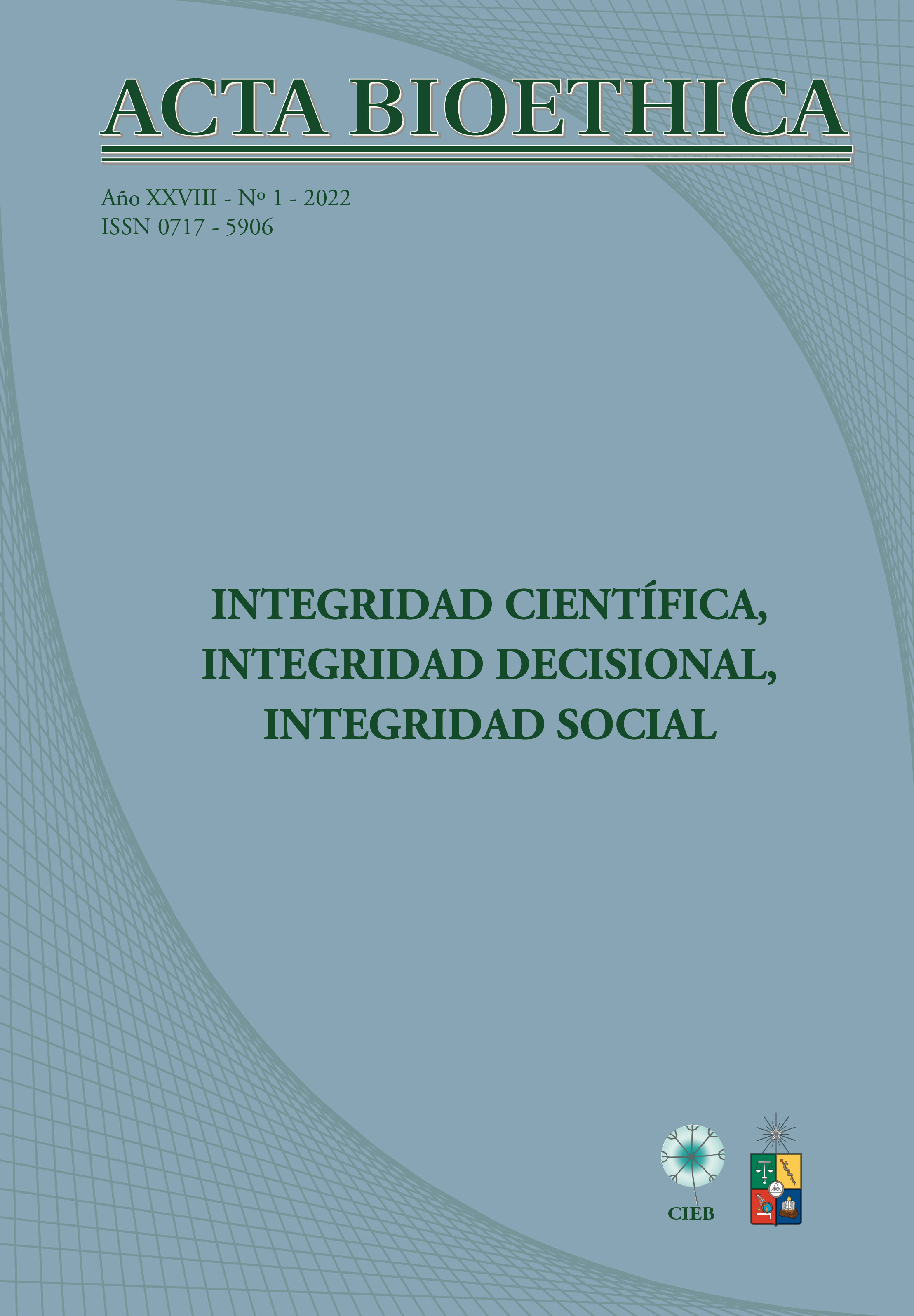 							Visualizar v. 28 n. 1 (2022): Integridad científica, integridad decisional, integridad social
						