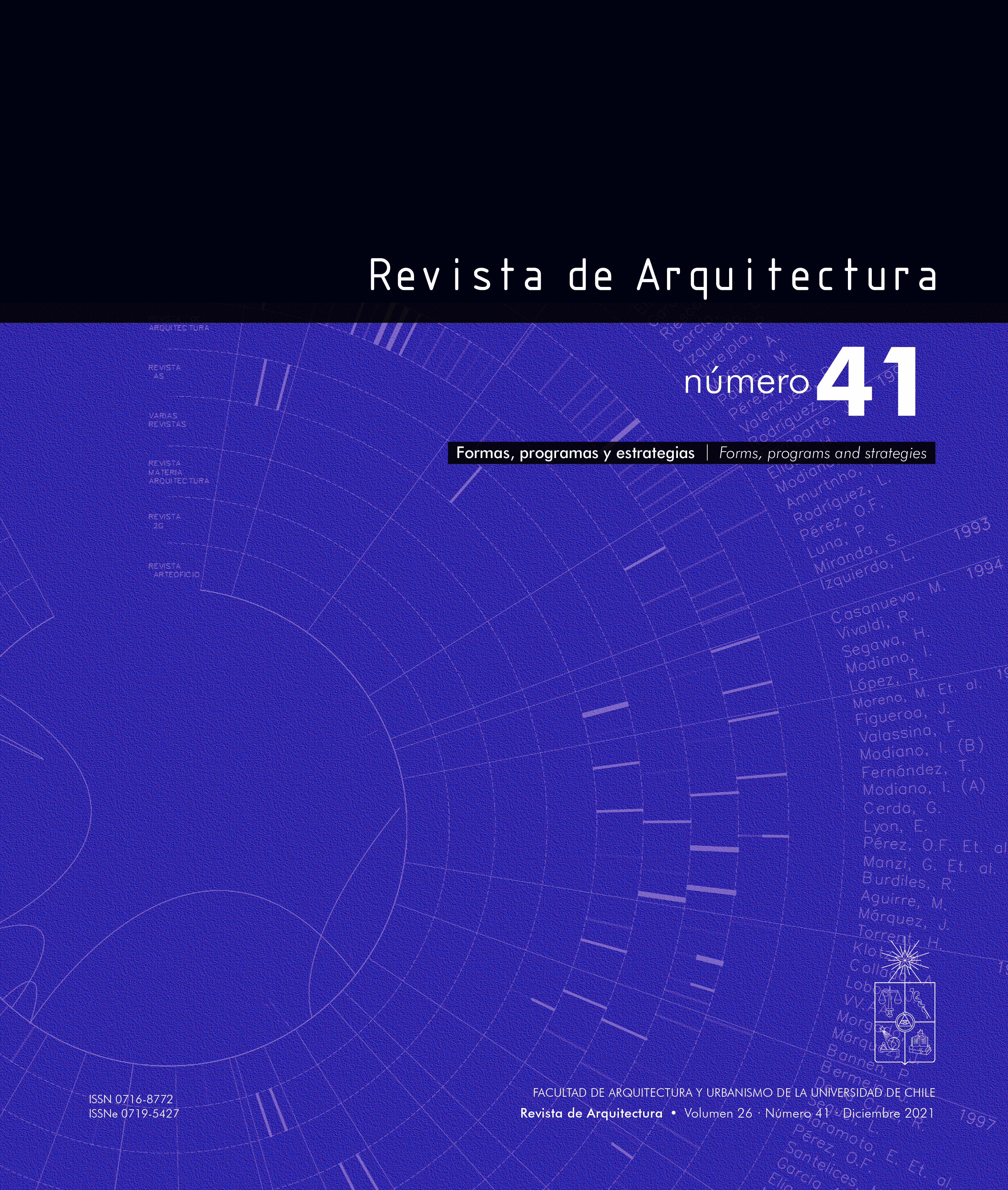 							View Vol. 26 No. 41 (2021): Formas, programas y estrategias
						